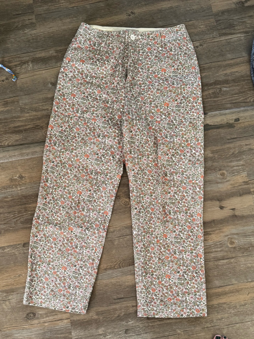 Brixton Vancouver Pant in White Floral